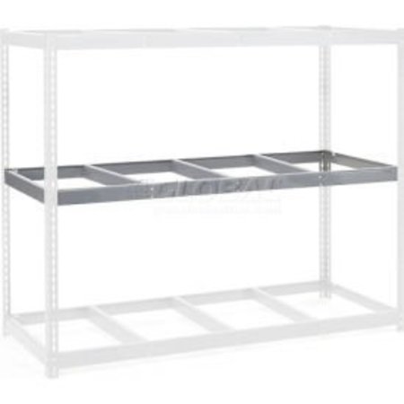 GLOBAL EQUIPMENT Additional Level For Wide Span Rack 96"W x 36"D No Deck 800 Lb Capacity - Gray 502438